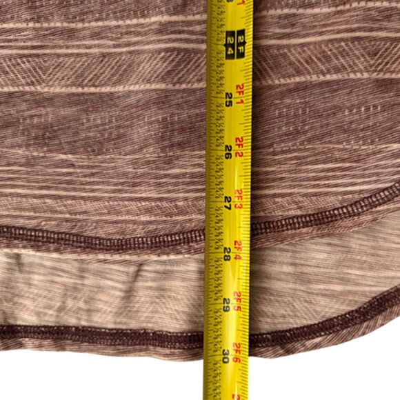 PrAna Kiely Tunic Brown Striped Horizontal Design Tank Size S - Picture 10 of 10